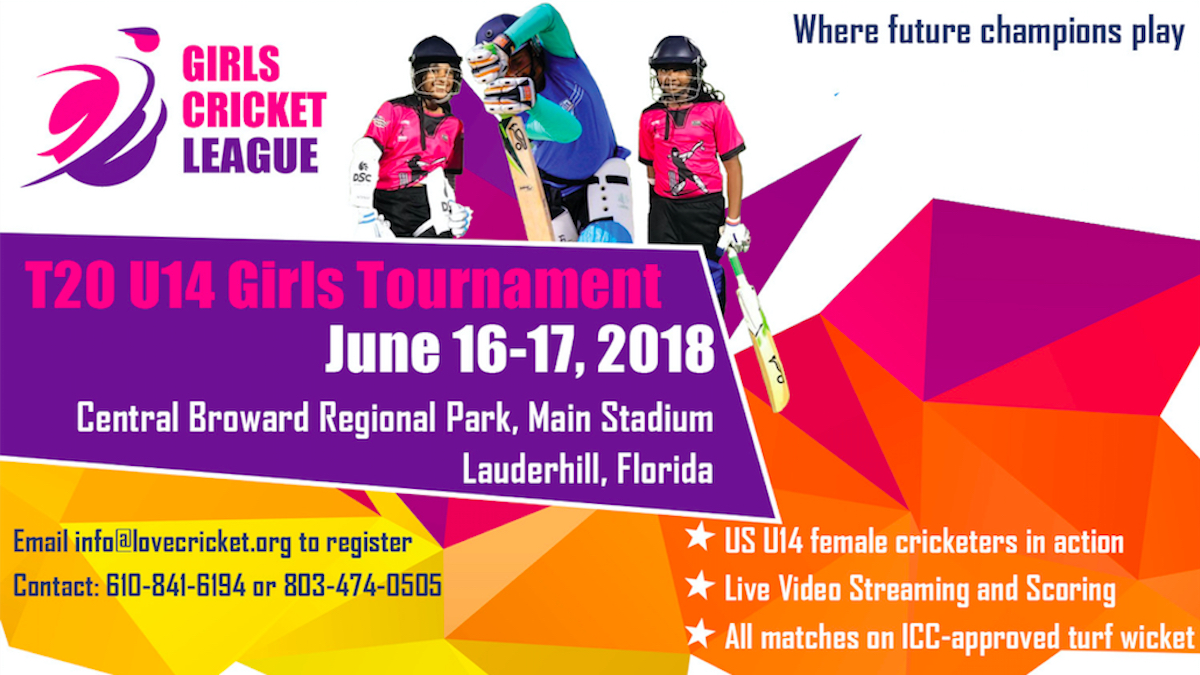 T20 U14 Girls Cricket League Set For Florida Dreamcricket