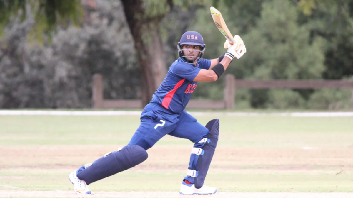 Aaron Jones - Wicket - West Indies vs USA