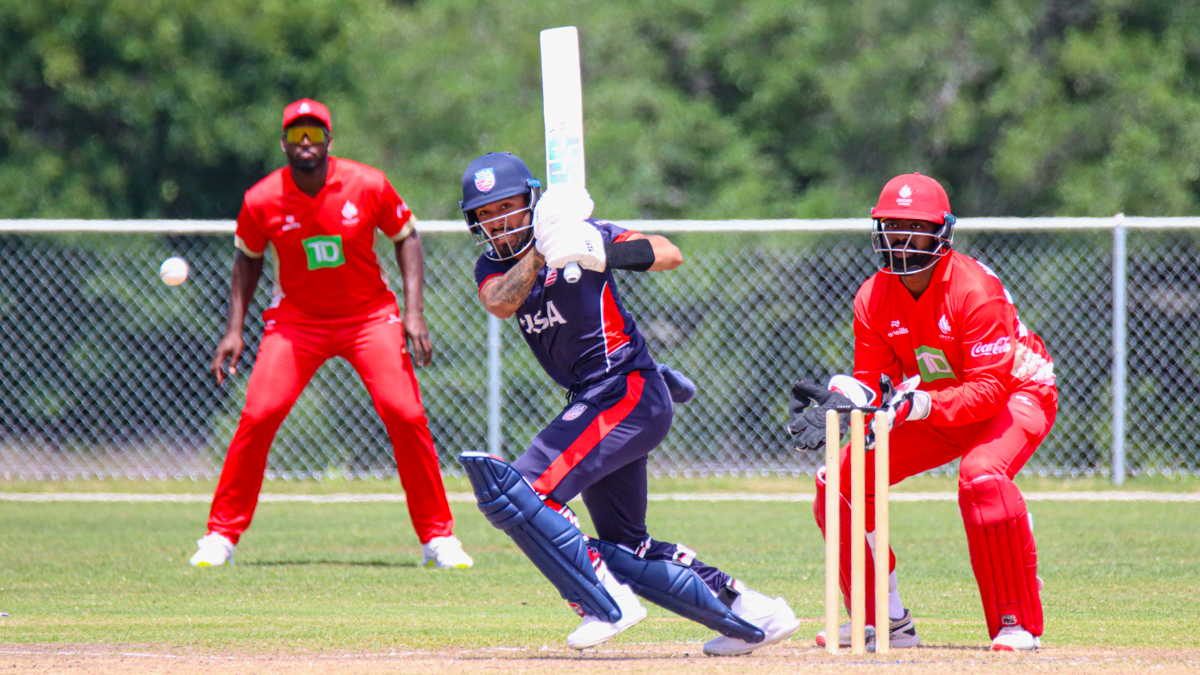 USA Cricket Nitish Kumar shines on USA debut to help down Canada by